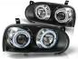 Preview: LED Angel Eyes Scheinwerfer für VW Golf 3 91-97 schwarz